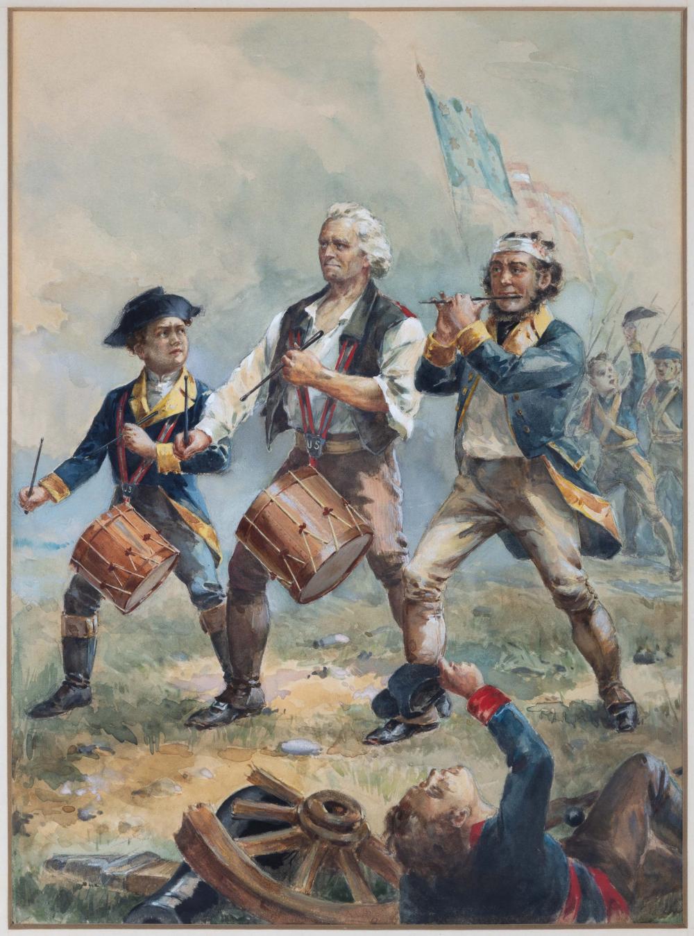 Archibald M. Willard comparable auction result: archibald m willard american 1836 1918 the spirit of 76 yankee doodle