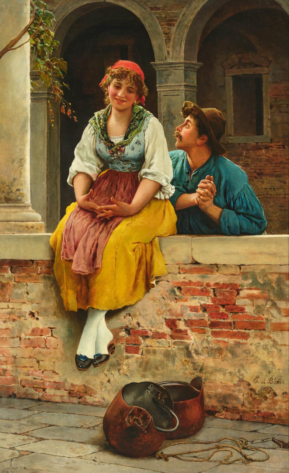 Eugene Von Blass comparable auction result: eugen von blaas