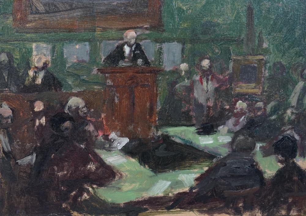 Bernard Dunstan comparable auction result: bernard dunstan english 1920 2017 sotheby s oil on board 20 5 x 29cm