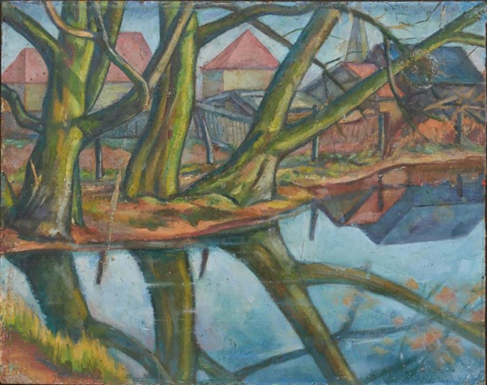 Georg Muche comparable auction result: georg muche