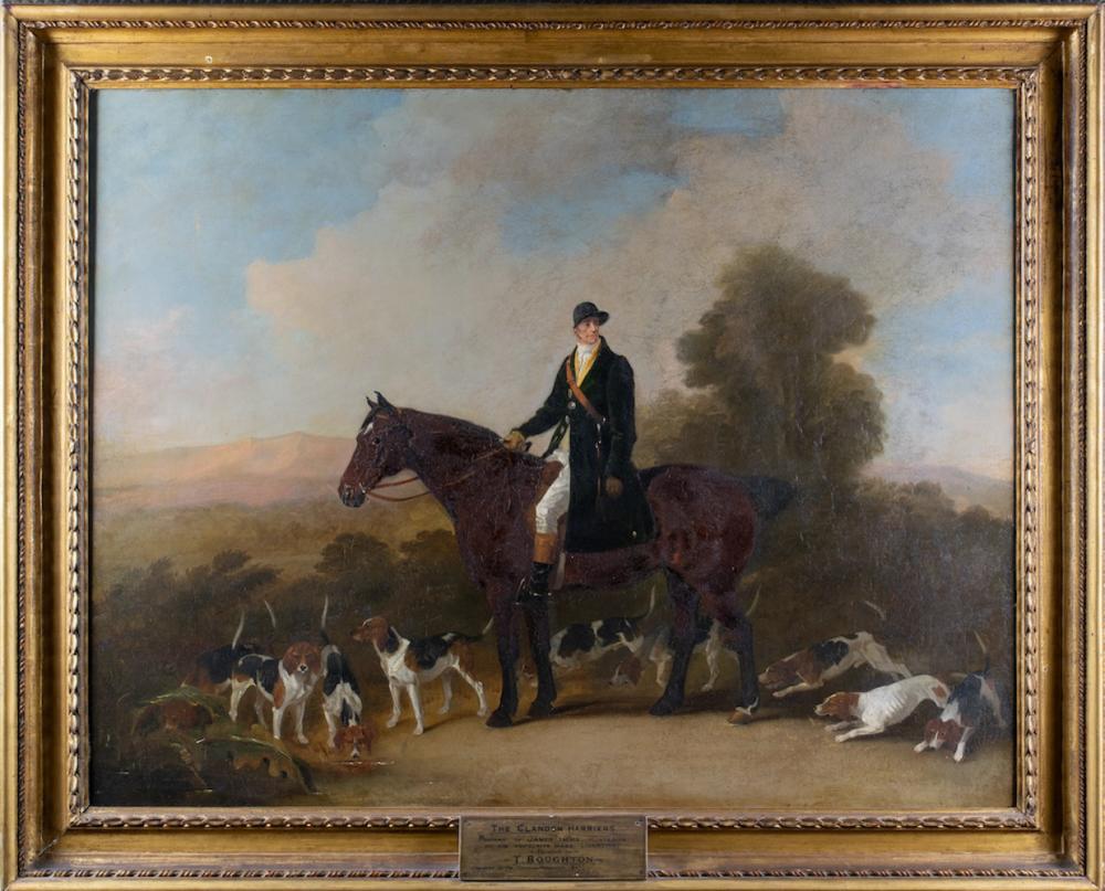 Richard Barrett Davis comparable auction result: richard barrett davis 1782 1854 portrait of james imms huntsman on his favourite mare libertine