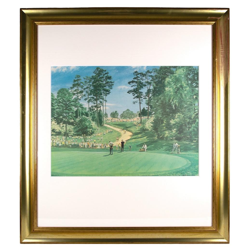 Arthur Weaver comparable auction result: arthur weaver 1918 2008 the masters gary player par 3