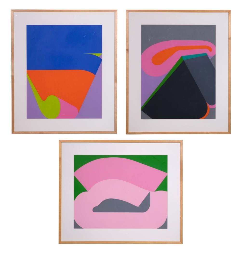 Sven Lukin comparable auction result: sven lukin latvian b 1934 serigraphs