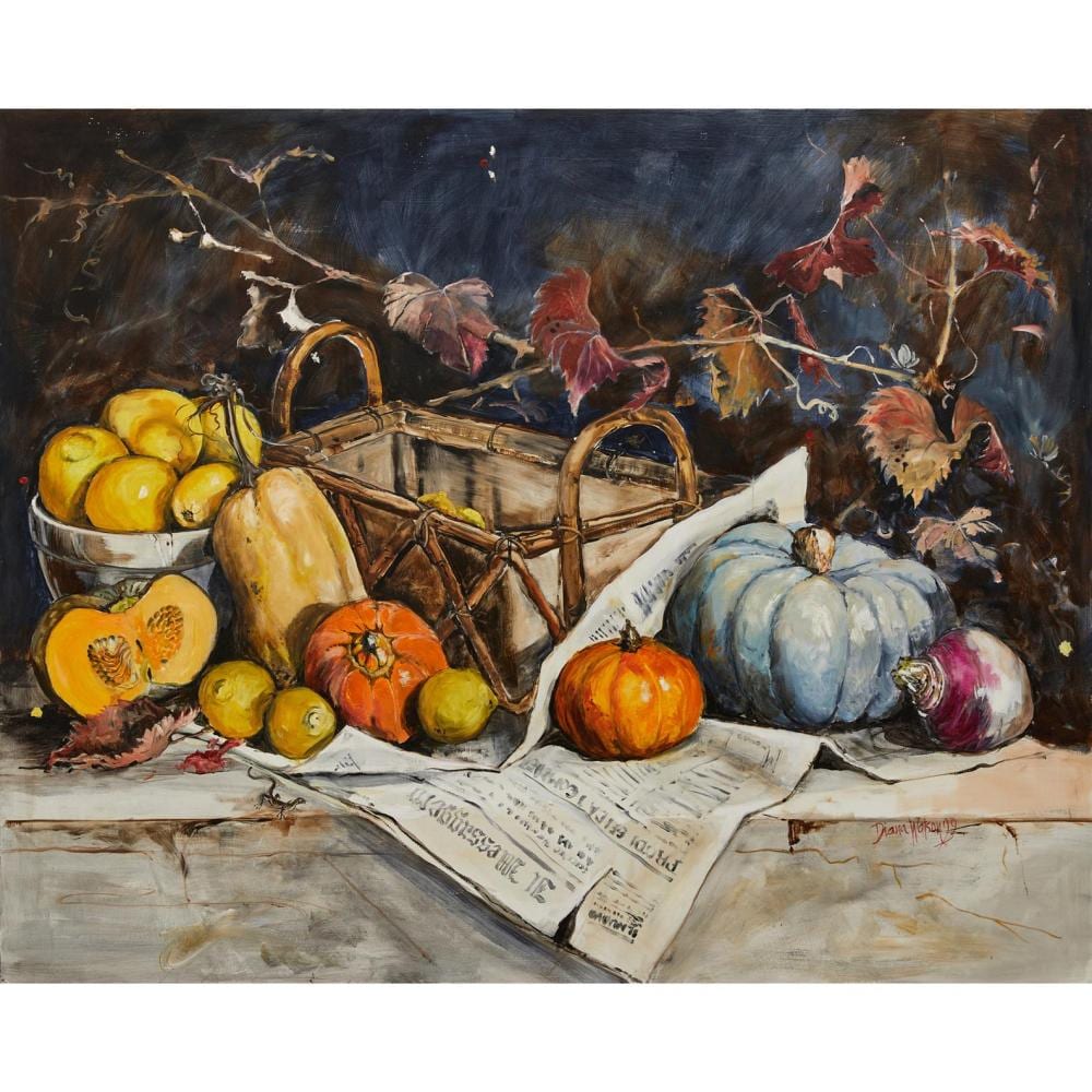 Diana Watson comparable auction result: diana watson born 1945 an autumn still life 1999 oil on masonite 122 x 152cm
