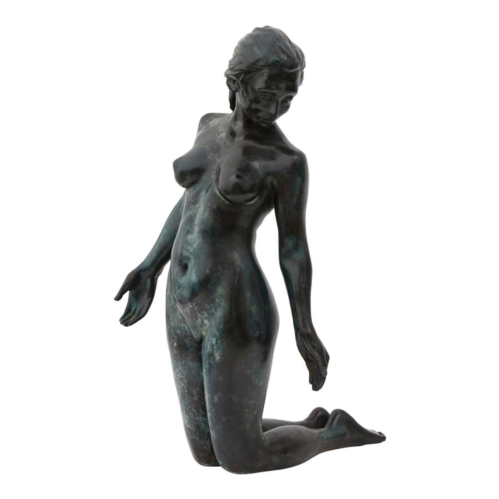 David MacKay Harrison comparable auction result: david mackay harrison born 1941 zophia kneeling bronze ed 17 100 height 45cm