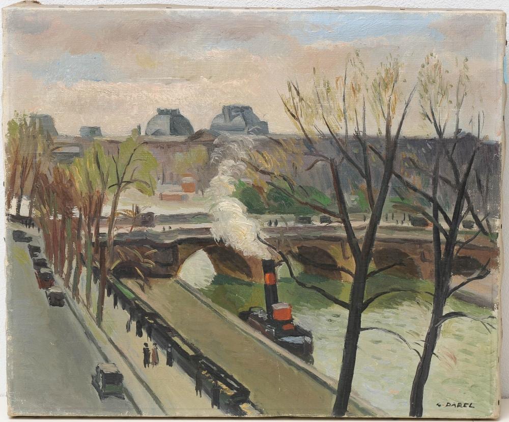Georges Darel comparable auction result: georges darel