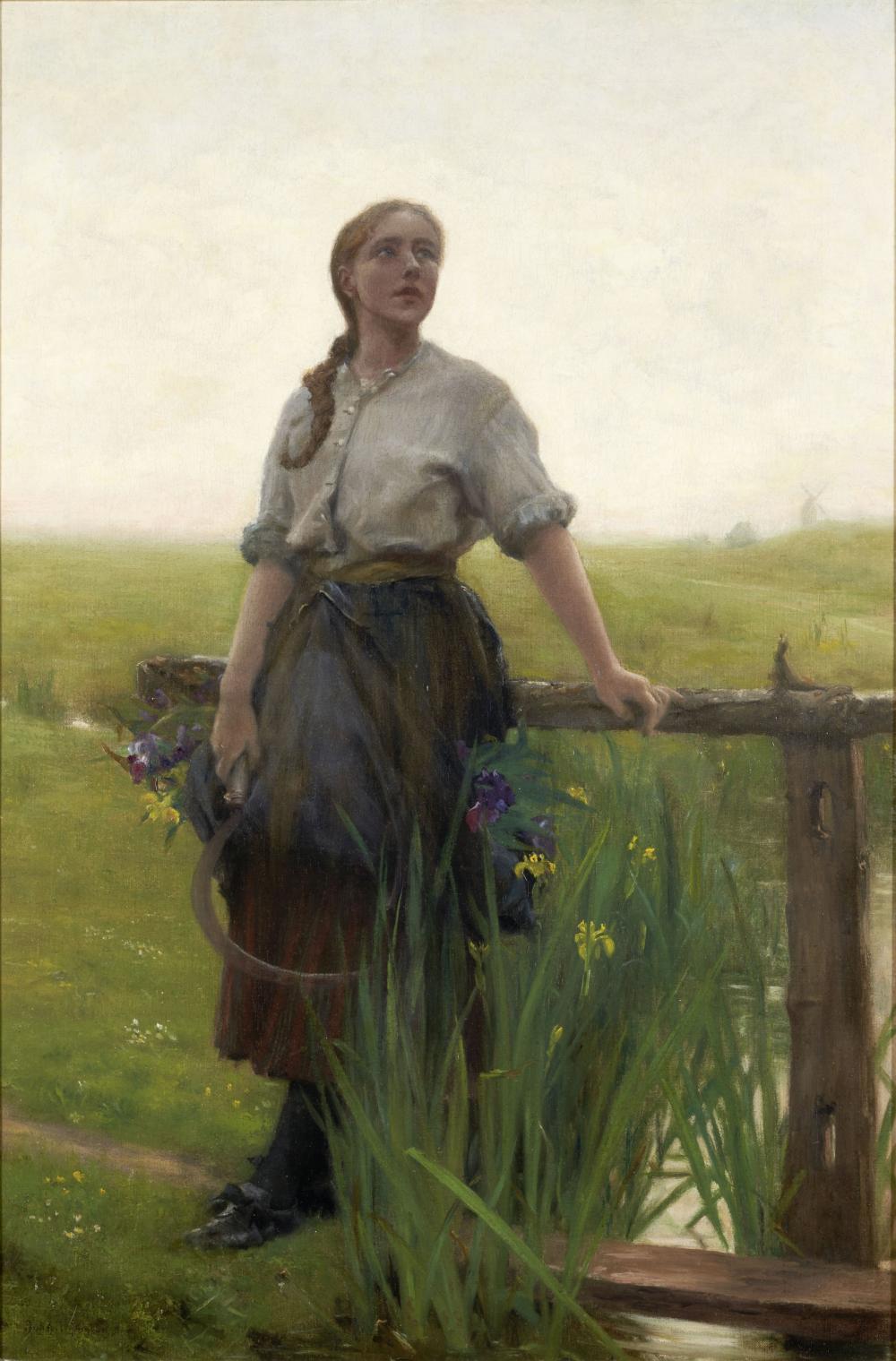 John White Alexander comparable auction result: john white alexander american 1856 1915 the daydreaming iris cutter 30 1 4 x 20 in 76 8 x 50 8 cm framed 40 x 30 x 3 1 2 in 101 6 x 76 2 x 8 9 cm