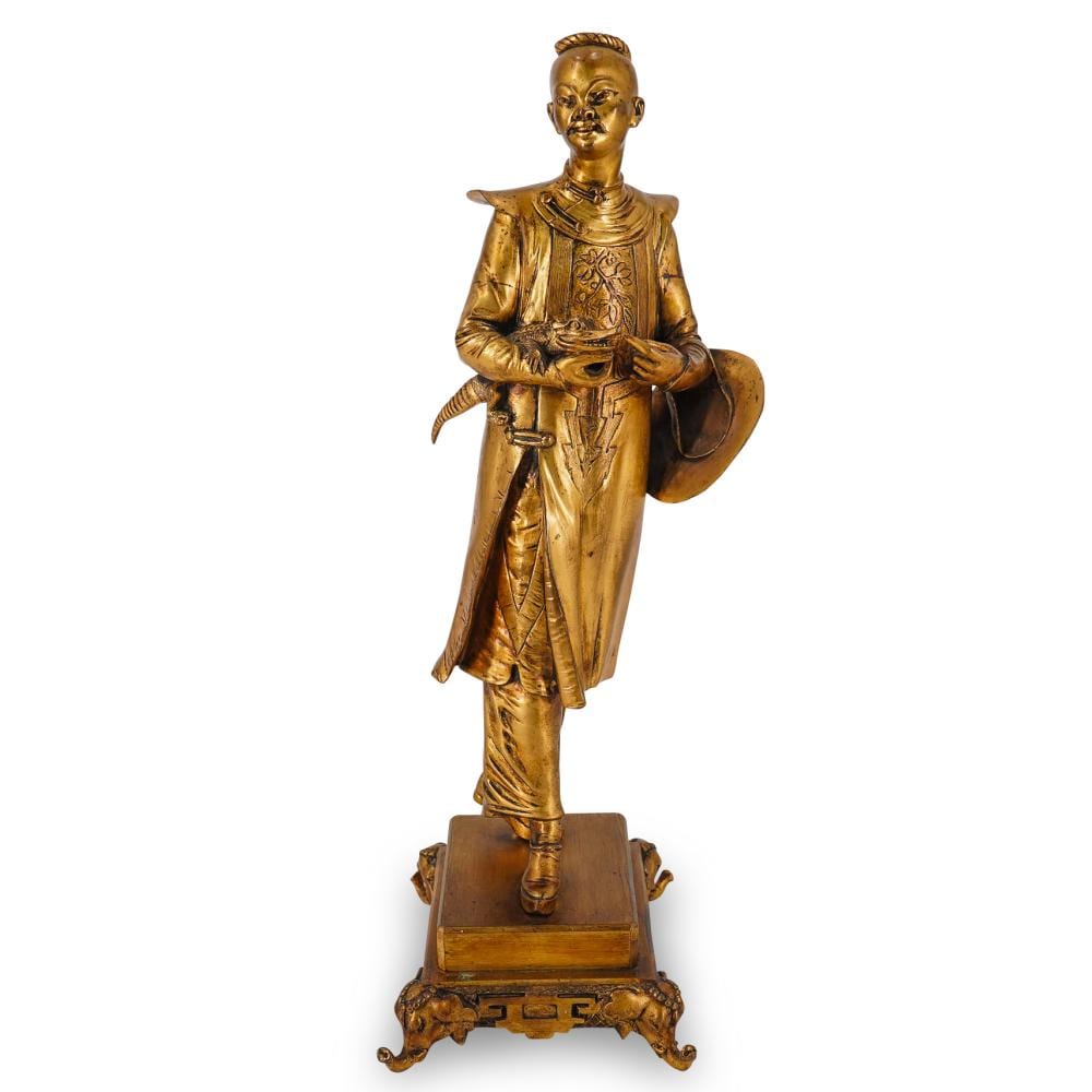 Auguste Louis Lalouette comparable auction result: auguste louis lalouette french 1826 1883 gilt bronze chinoiserie figure