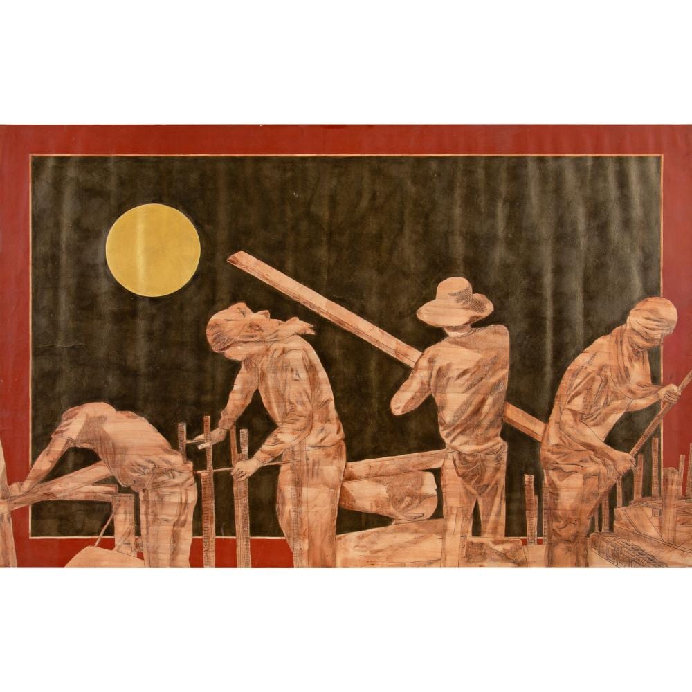 Edsel Moscoso comparable auction result: edsel moscoso 1952 2008 untitled