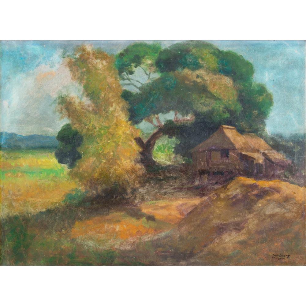 Diosdado Lorenzo comparable auction result: diosdado lorenzo 1906 1983 untitled bahay kubo