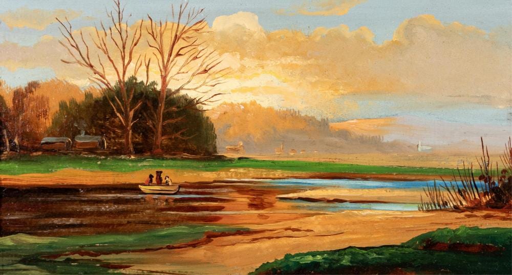 Frank Dillon comparable auction result: frank dillon 1866 1954 esopus creek new york