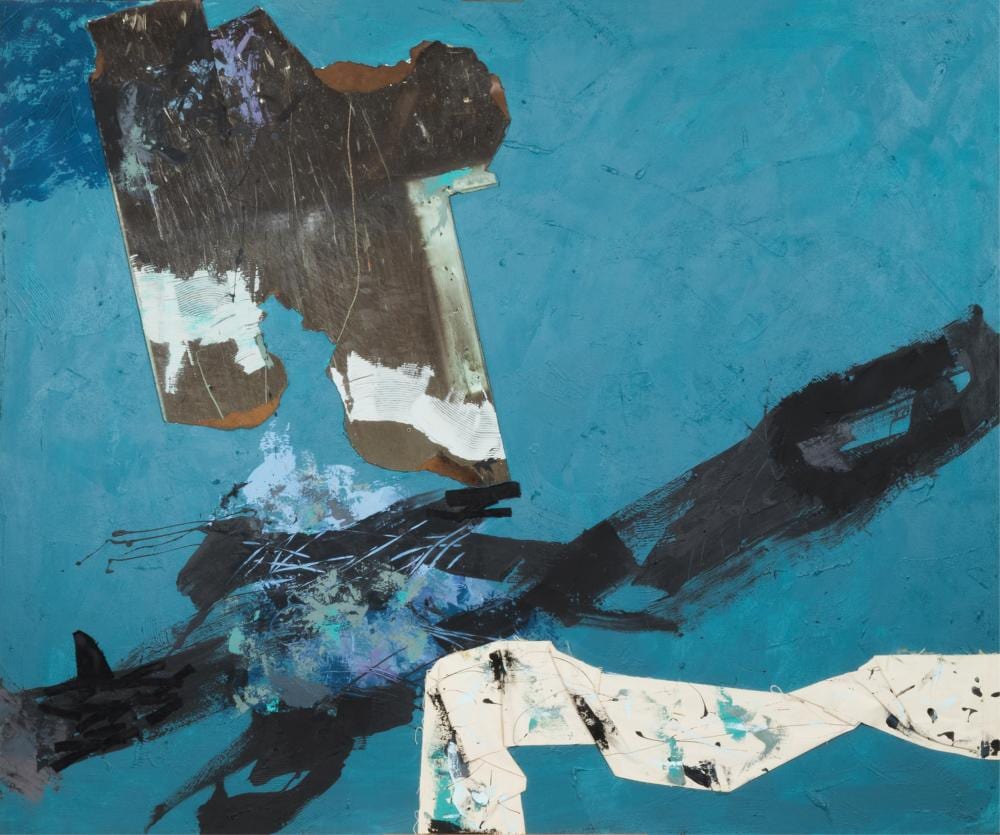 john rozelle b 1944 confluence · Black Art Auction · 2024-09-14 John Rozelle comparable auction result: john rozelle b 1944 confluence
