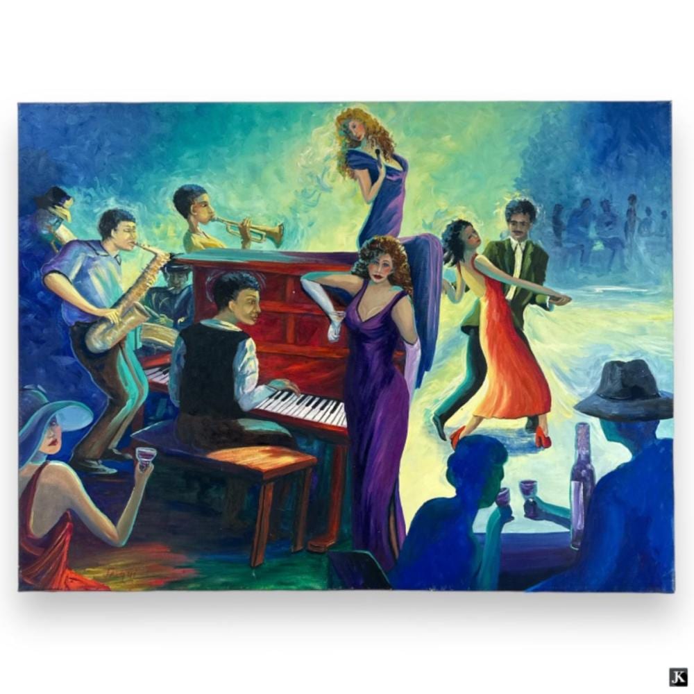 Danielle Jacqui comparable auction result: danielle jacqui france b1943 oil painting canvas
