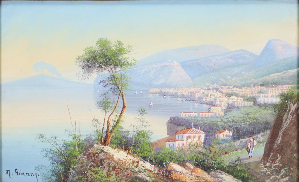 maria gianni 1873 1956 the bay of naples gouache circa 1940 · Goldfield Auction · 2024-09-21 M. GIANNI comparable auction result: maria gianni 1873 1956 the bay of naples gouache circa 1940
