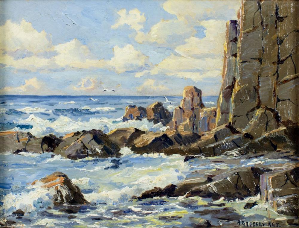 Alfred Gregers-Rasmussen comparable auction result: alfred gregers rasmussen denmark 1904 1994 oil painting