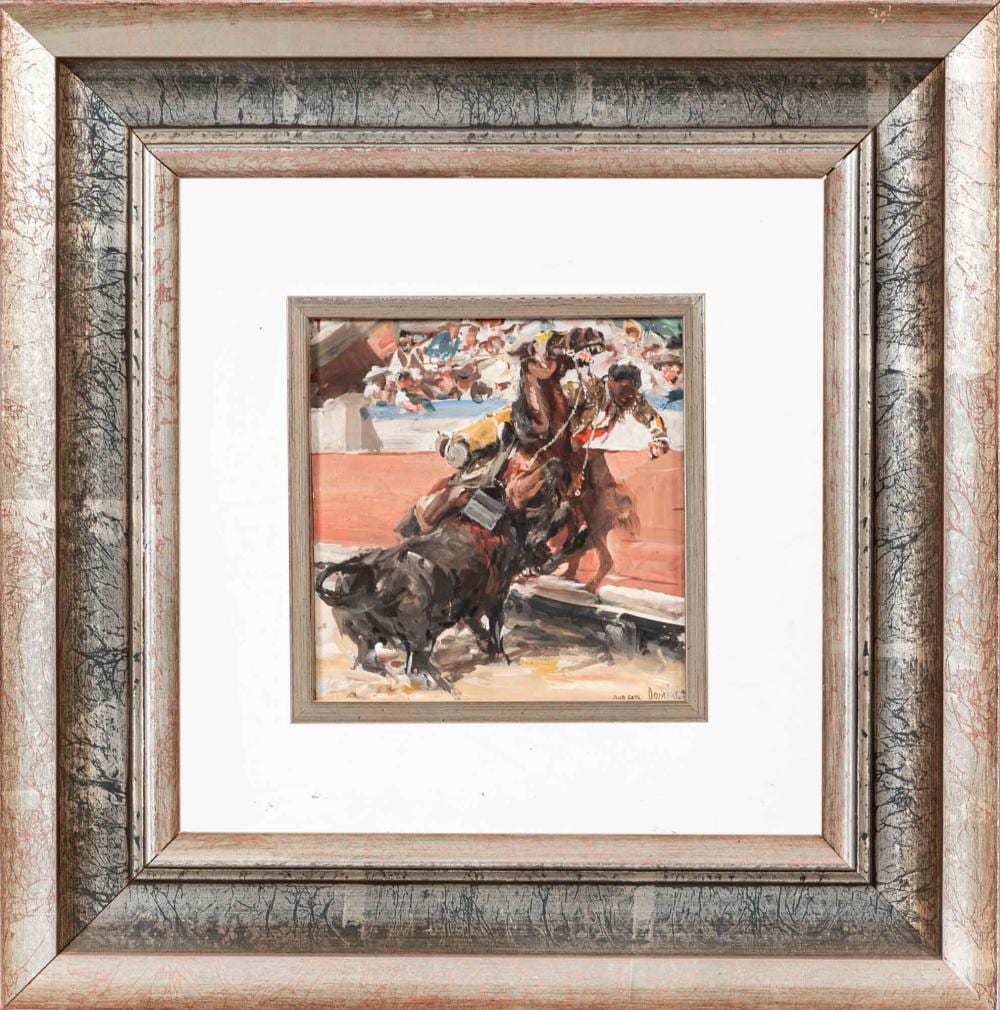 Roberto Domingo y Fallola comparable auction result: roberto domingo y fallola 1883 1956 guache sobre papel assinado dim aprox 20 x 20 cm