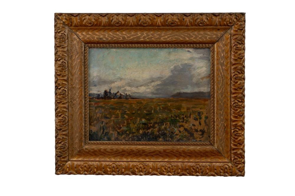 Andres de Santamaria (1860 - 1945) S/T, 1905 Óleo sobre cartón Medidas: 27.5 x 33.5 cm comparable sale