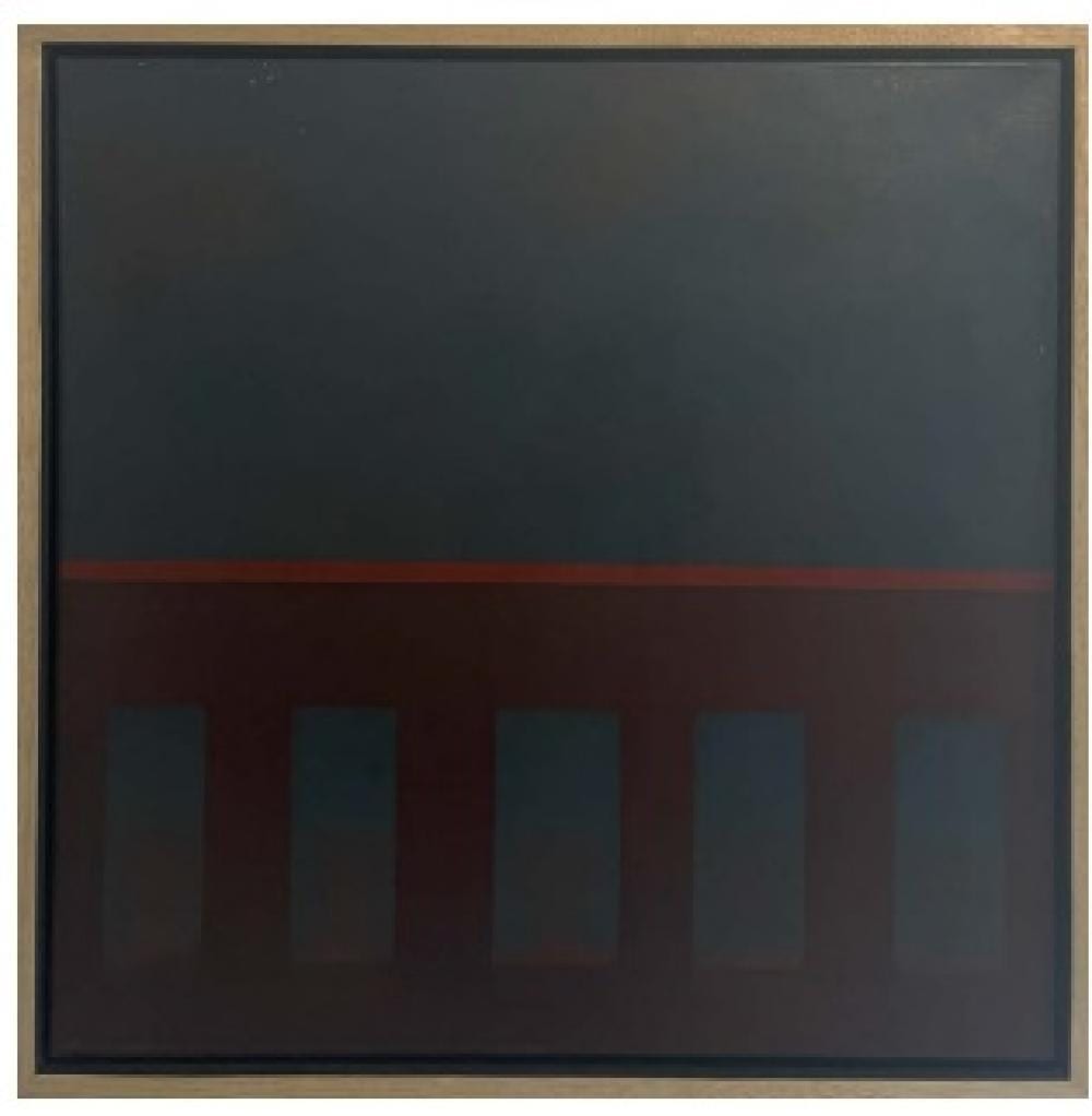 Ana Mercedes Hoyos (1942-2014) Buenos Aires mar de plata la costanera , 1979 Óleo sobre lienzo Medidas: 60 x 60 comparable sale