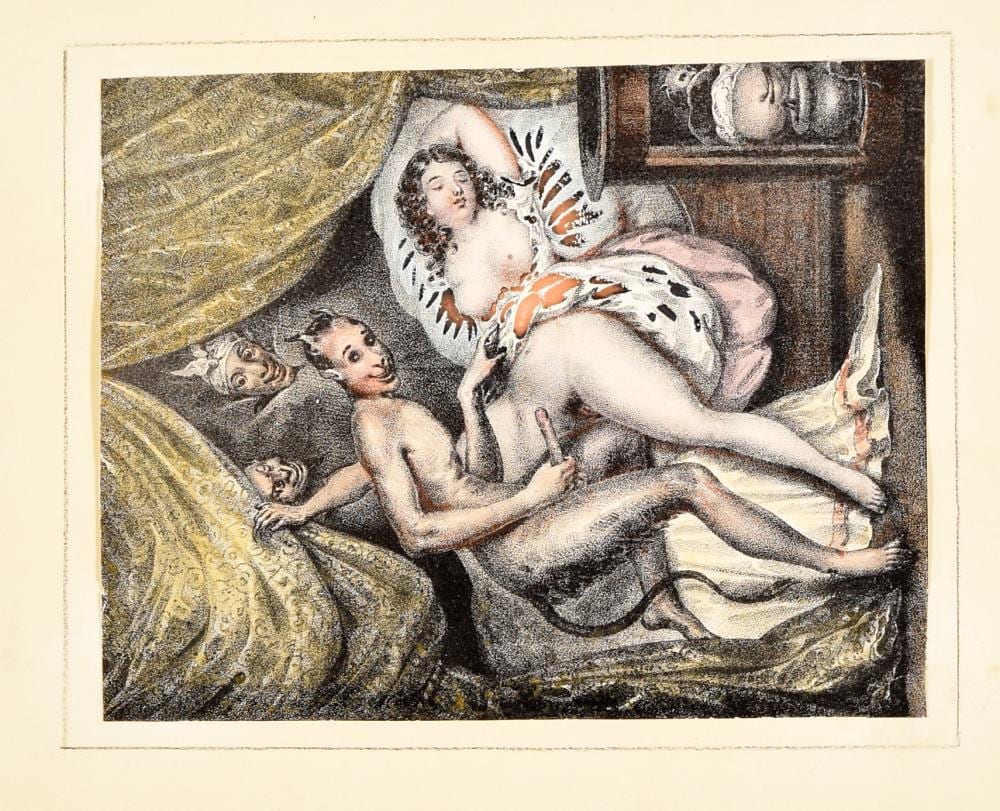 Eugène Lepoittevin comparable auction result: diablerie rotique
