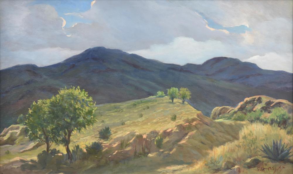 Frank Gervasi comparable auction result: frank gervasi american texas 1895 1986 a painting ranch land 20th century