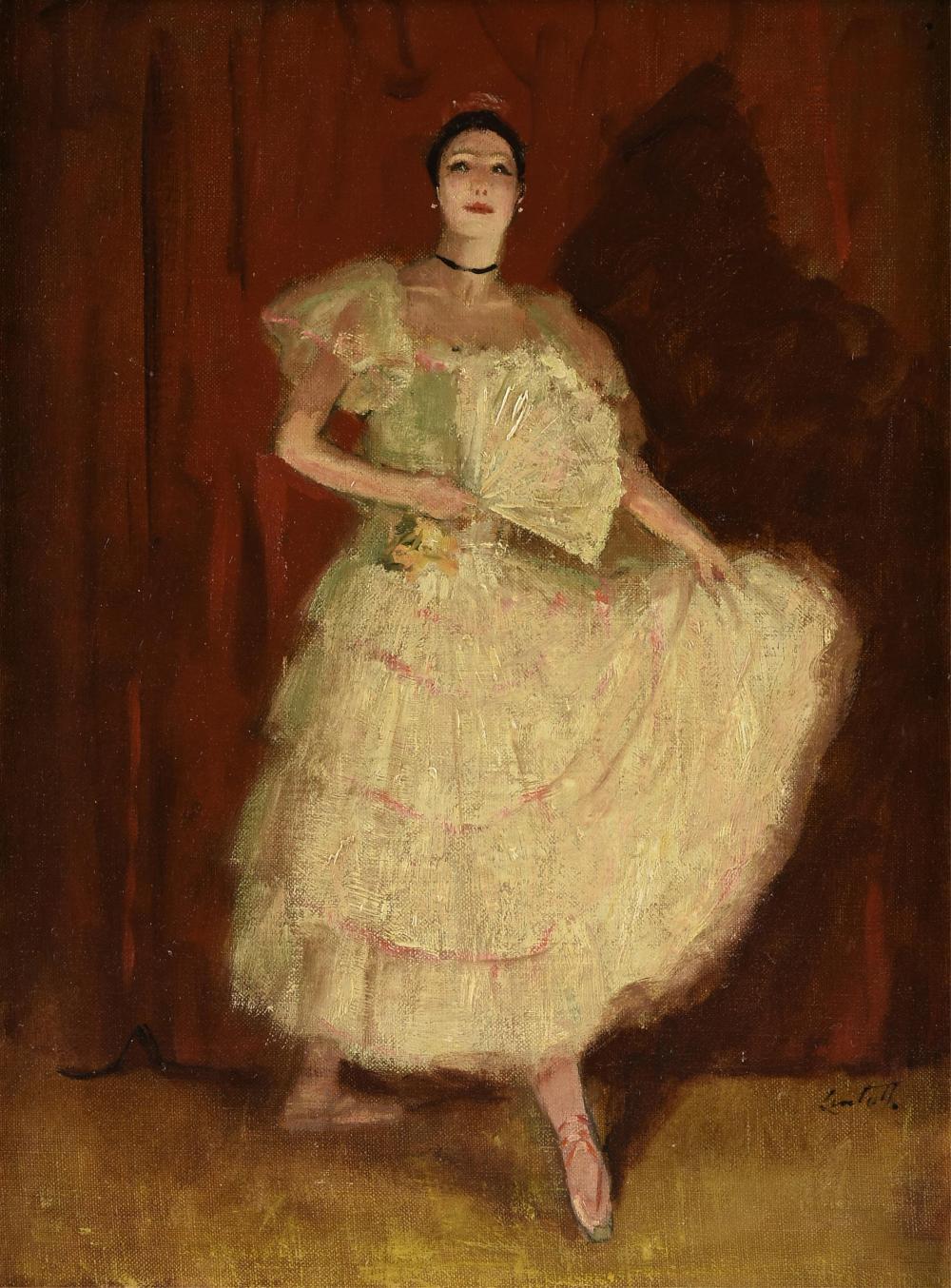 Edward Barnard Lintott comparable auction result: edward barnard lintott american 1875 1951 a painting the ballet dancer 1951