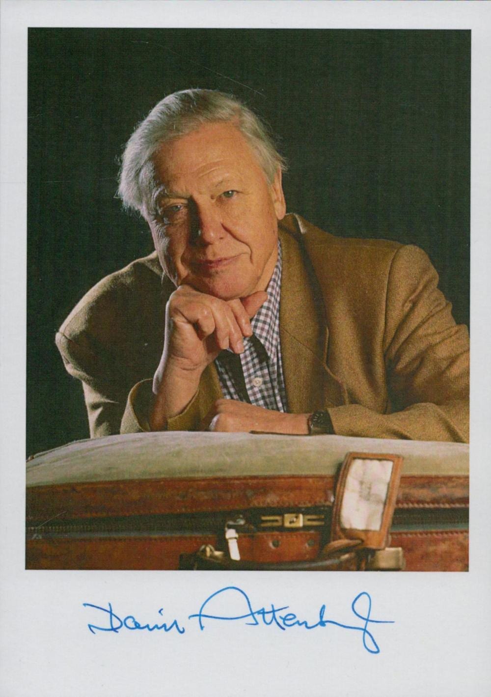 David Attenborough comparable auction result: david attenborough signed 6x4inch colour portrait photo good condition all autographs come with