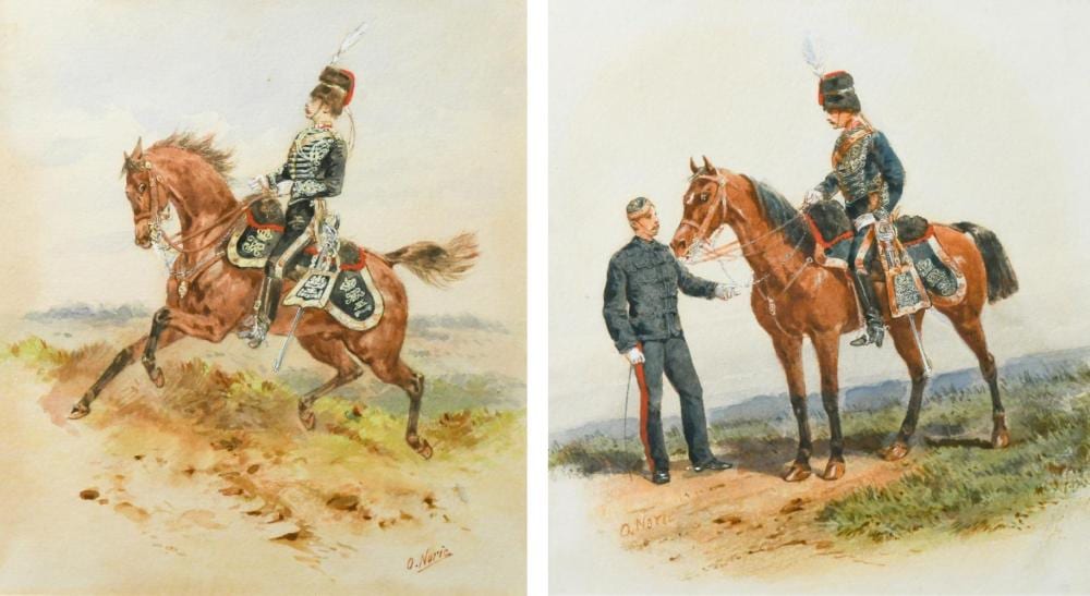 Orlando Norie comparable auction result: orlando norie belgian 1832 1901