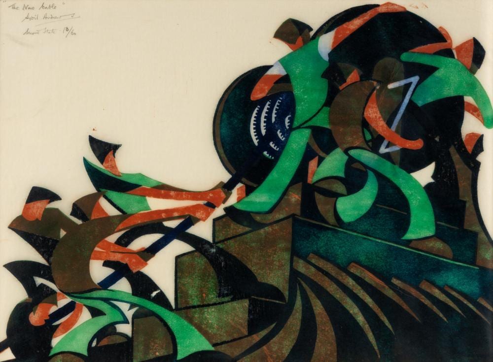Sybil Andrews comparable auction result: sybil andrews british canadian 1898 1992 the new cable 1931