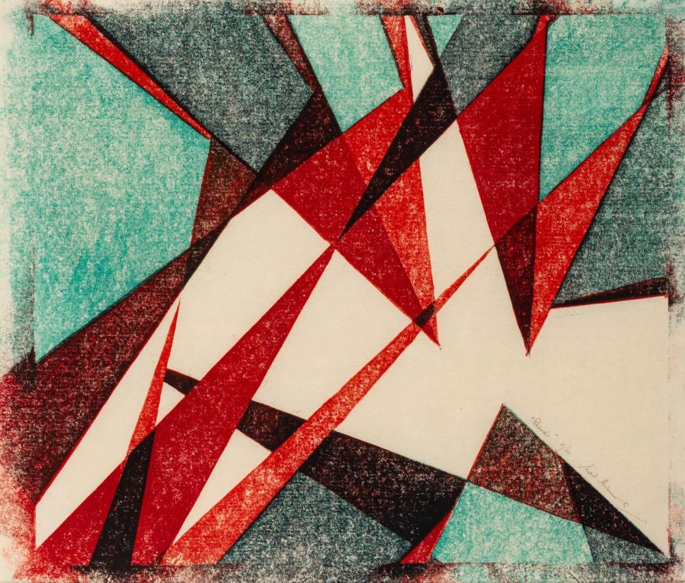 Sybil Andrews comparable auction result: sybil andrews british canadian 1898 1992 peevies 1962