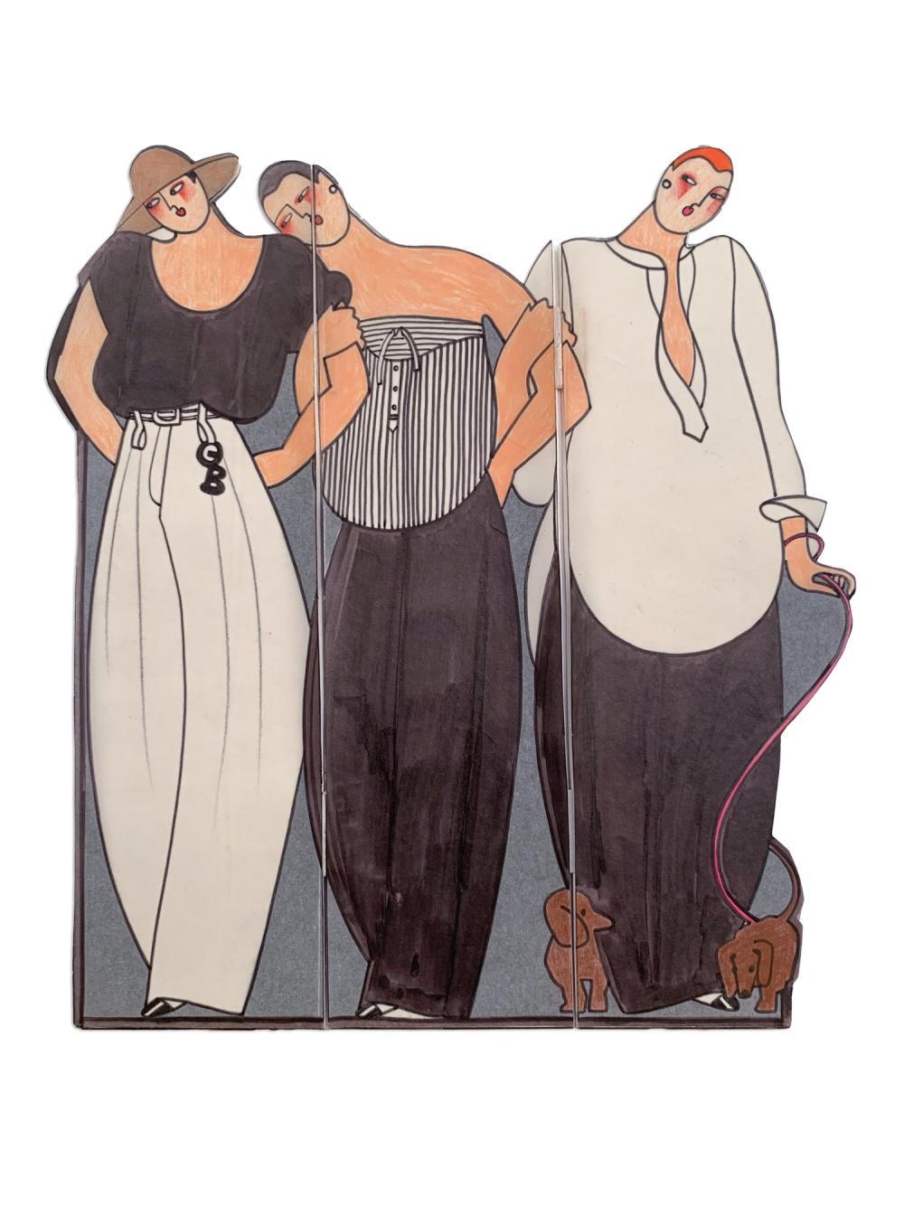 Sven Jesper Nyeboe comparable auction result: jesper nyeboe 19 illustrations for geoffrey beene