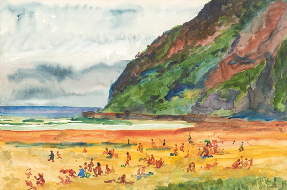 Luís García-Ochoa comparable auction result: luis garcia ochoa biarritz beach