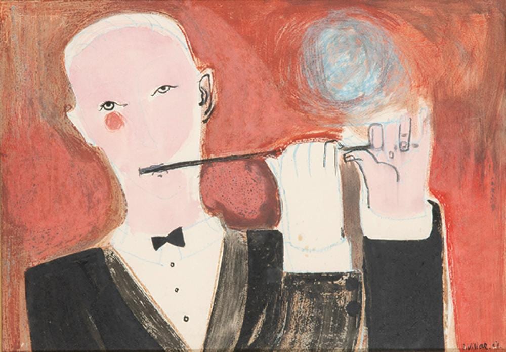 Isabel Villar comparable auction result: isabel villar flutist 1961