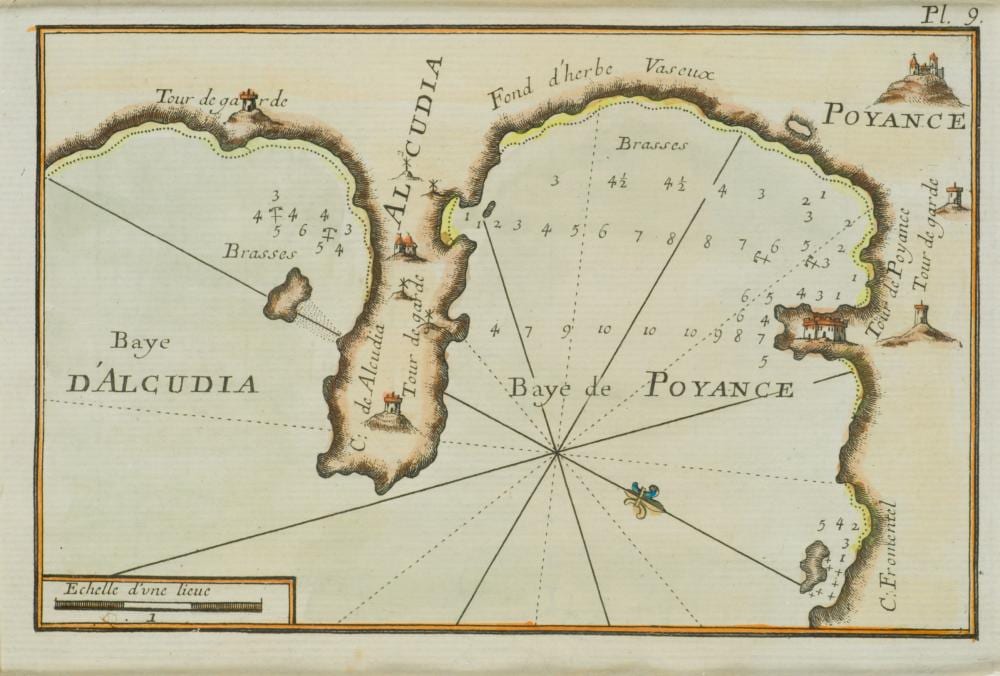 Joseph Roux comparable auction result: joseph roux 1834 1905 balearic islands three nautical charts