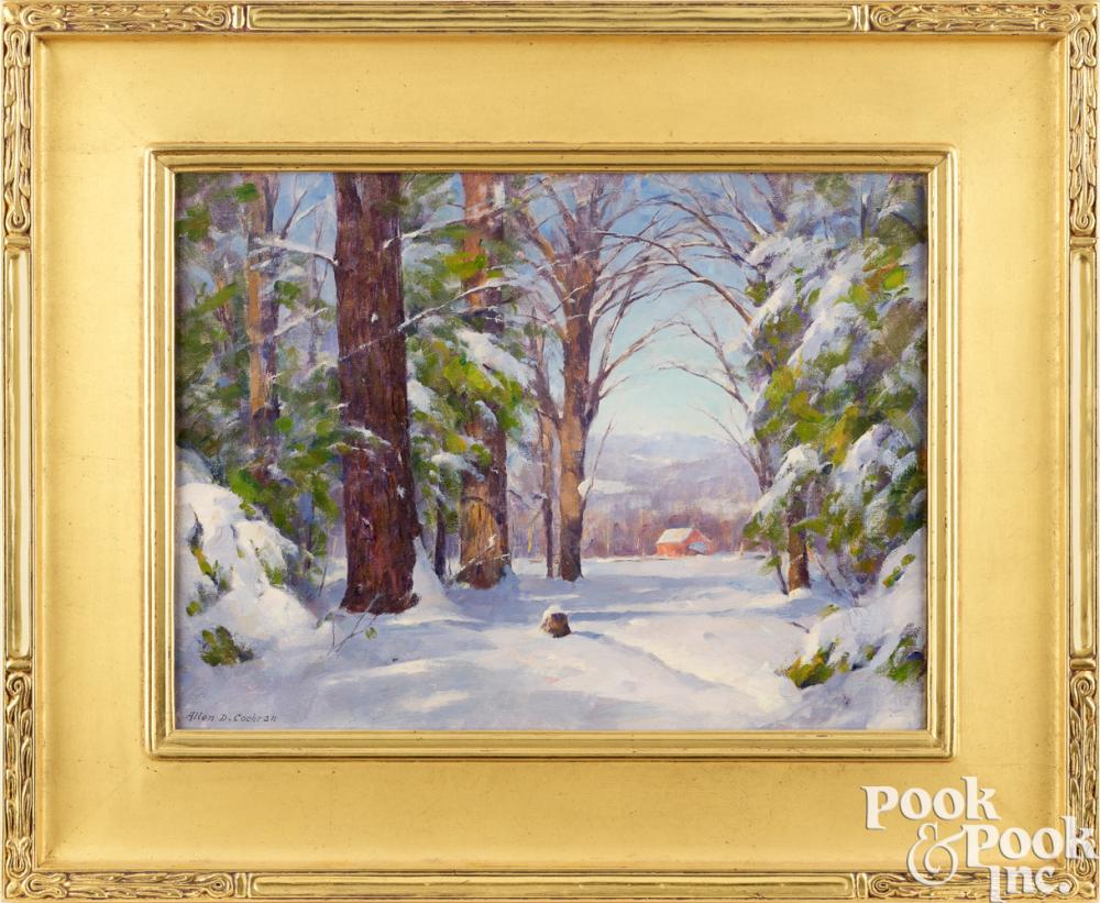allen dean cochran oil on canvasboard · Pook & Pook Inc. · 2024-09-27 Allen Dean Cochran comparable auction result: allen dean cochran oil on canvasboard