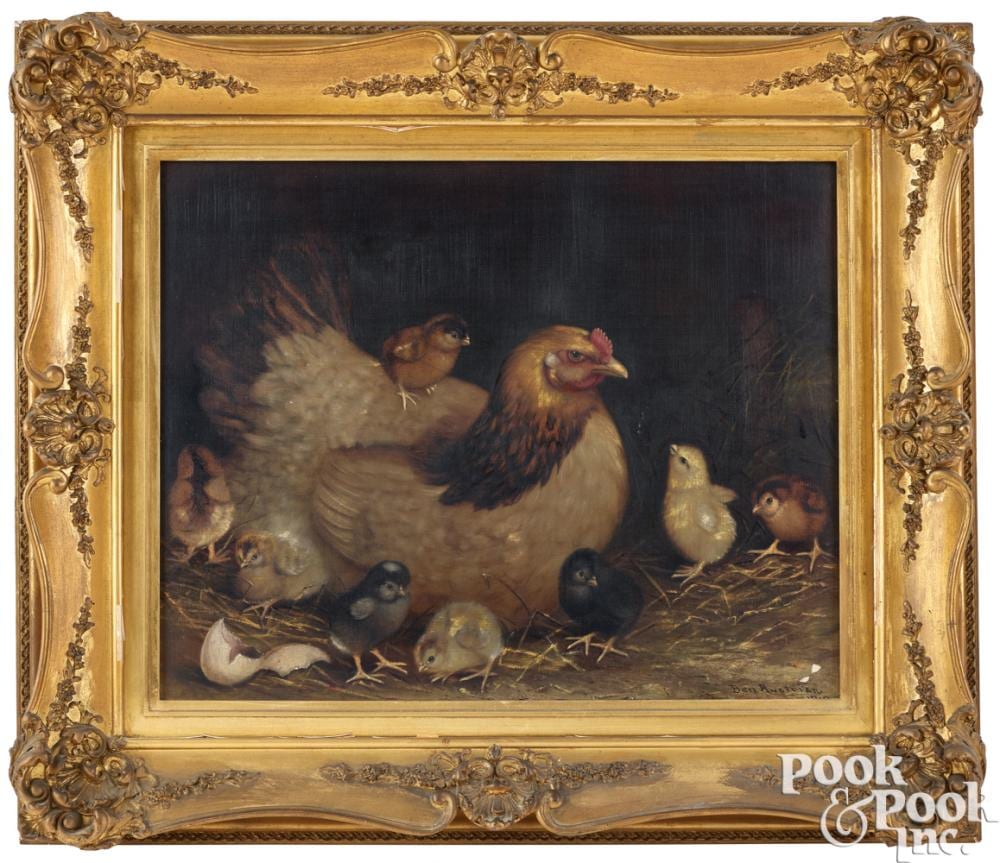 Ben Austrian comparable auction result: ben austrian oil on canvas