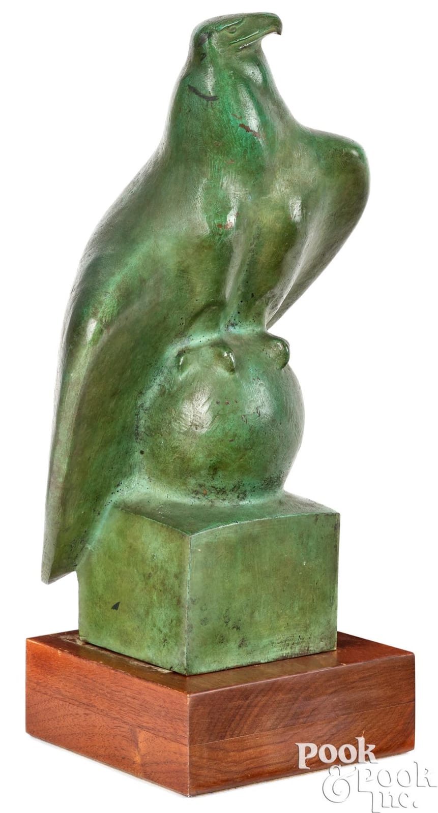 Carl Milles comparable auction result: carl milles patinated bronze bird of prey