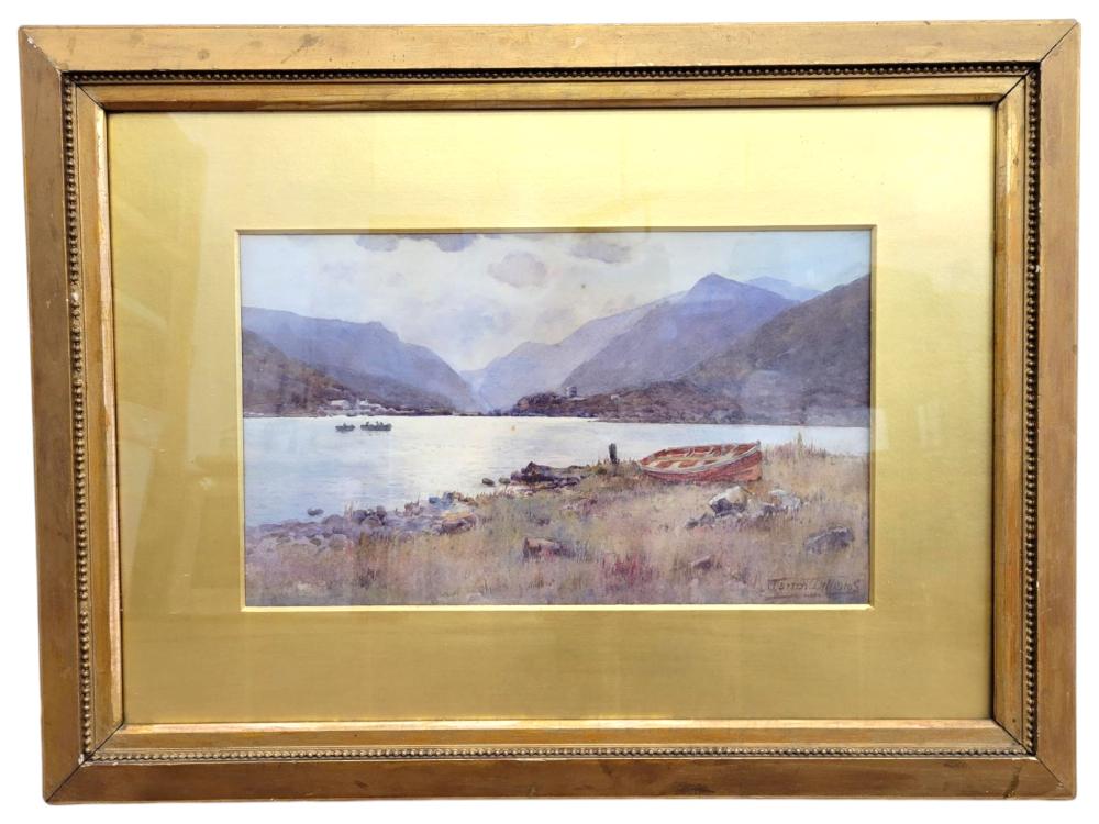Warren Williams comparable auction result: warren williams 1863 1941 lake scene watercolor