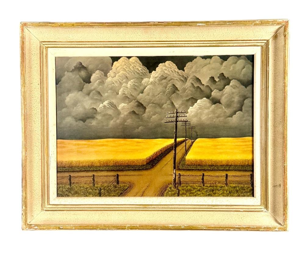 John Rogers Cox comparable auction result: john rogers cox gray and gold reproduction