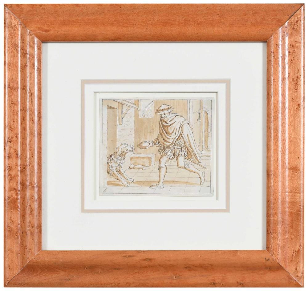 Joshua Gosselin comparable auction result: joshua gosselin genre drawing