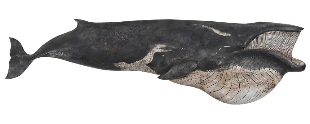 Wick Ahrens comparable auction result: wick ahrens carved and painted humpback whale