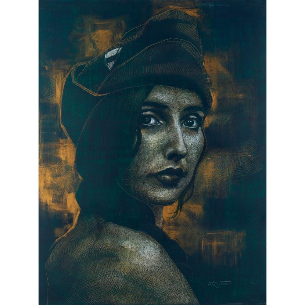 Kathrin Longhurst comparable auction result: kathrin longhurst born 1971 ardour 2015 mixed media on canvas 121 5 x 91 5cm
