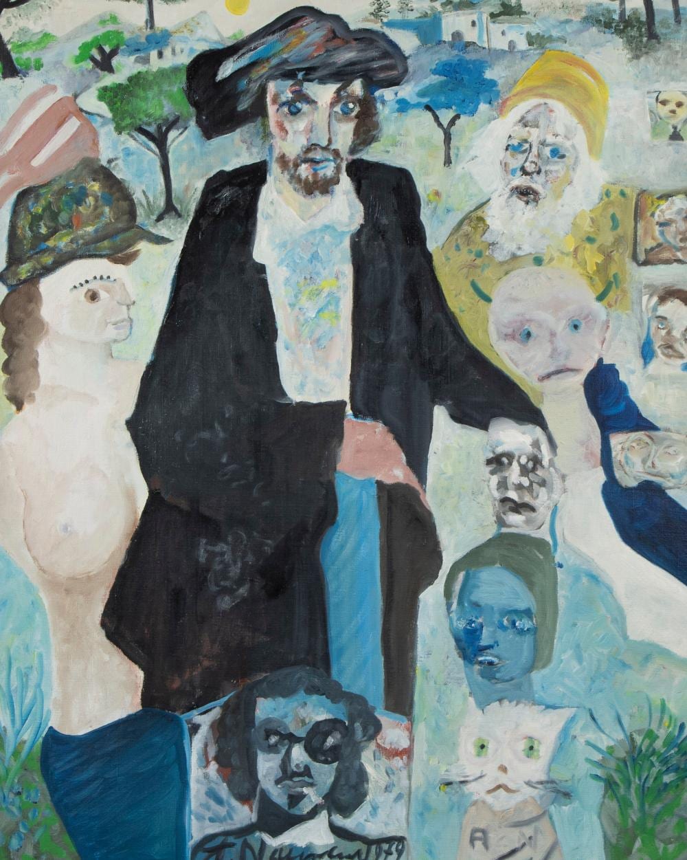 andr naessens 1949 2003 oil on canvas the artist and his muses signed and dated 1979 · Maison Jules Veilinghuis · 2024-09-23 André Naessens comparable auction result: andr naessens 1949 2003 oil on canvas the artist and his muses signed and dated 1979