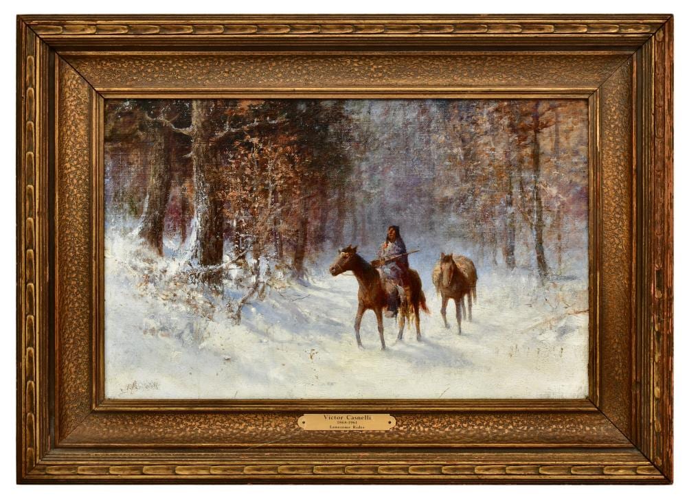Victor Casenelli comparable auction result: victor casenelli american 1868 1961 lonesome rider