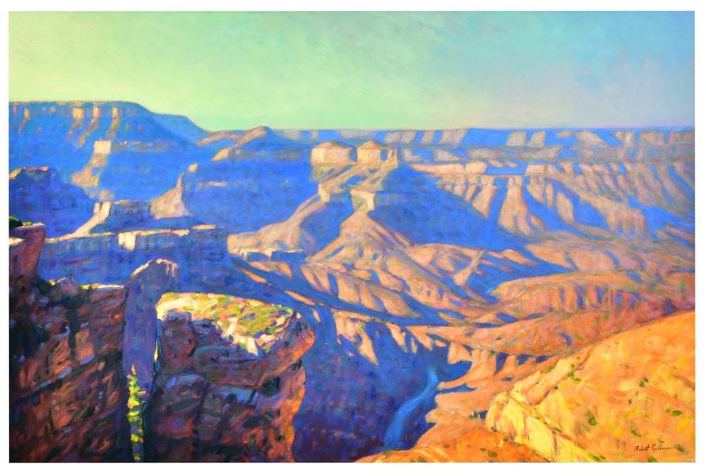 Robert Goldman comparable auction result: robert goldman american b 1948 grand canyon