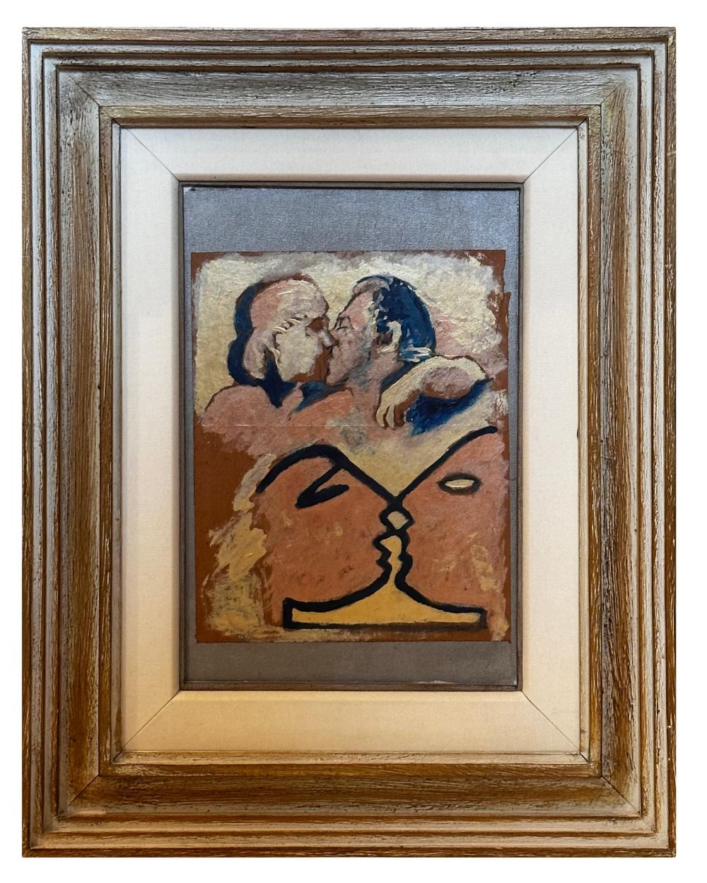 rubens gerchman brazilian 1942 2008 kisses · Fontaine's Auction Gallery · 2024-09-29 Rubens Gerchman comparable auction result: rubens gerchman brazilian 1942 2008 kisses