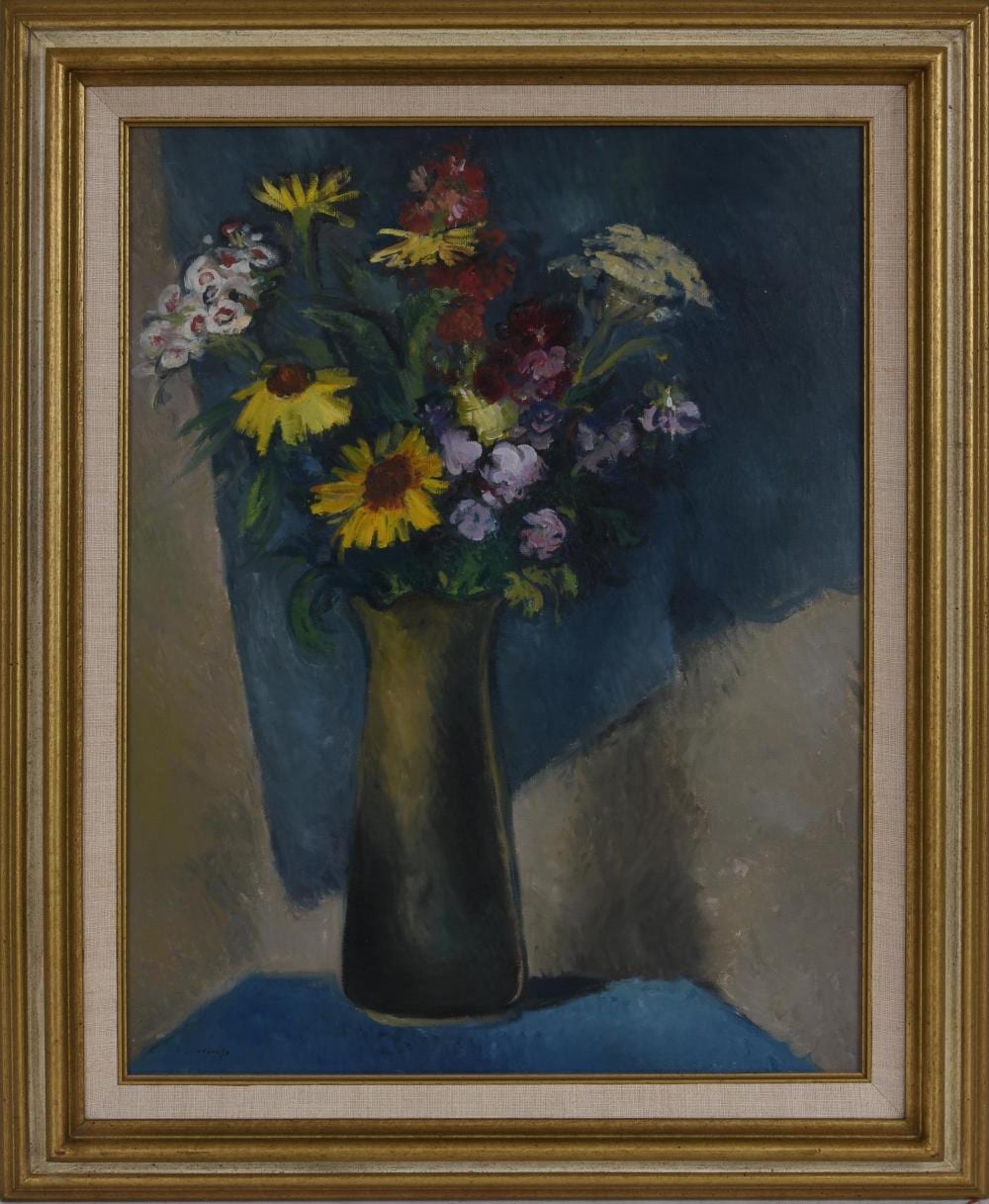 Karl Drerup comparable auction result: karl drerup 1904 2000 vase of flowers