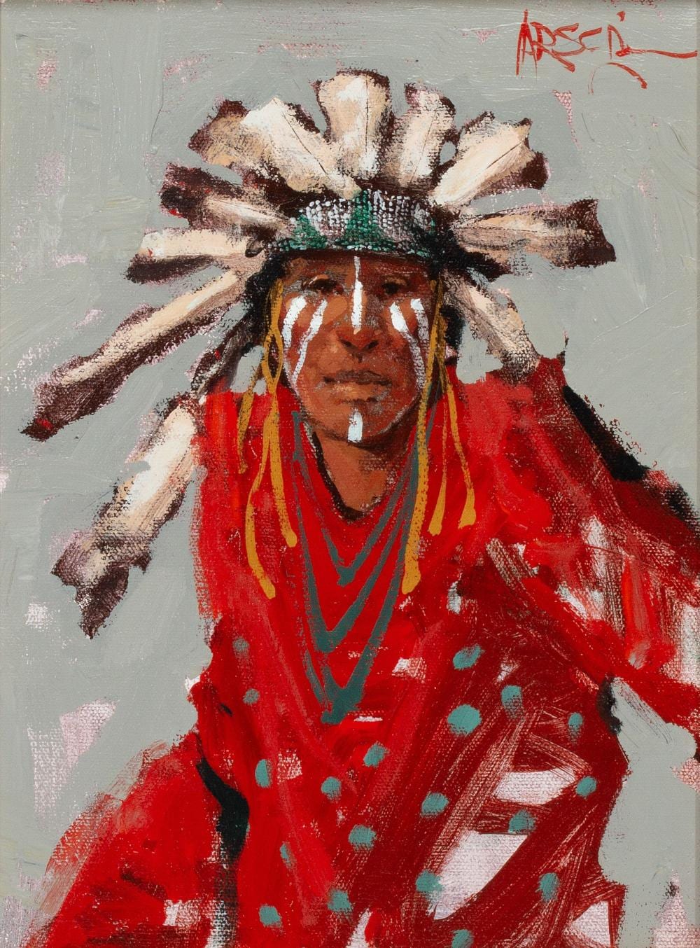 mike larsen oklahoma b 1945 oil on canvas · Dirk Soulis Auctions · 2024-09-21 Mike Larsen comparable auction result: mike larsen oklahoma b 1945 oil on canvas