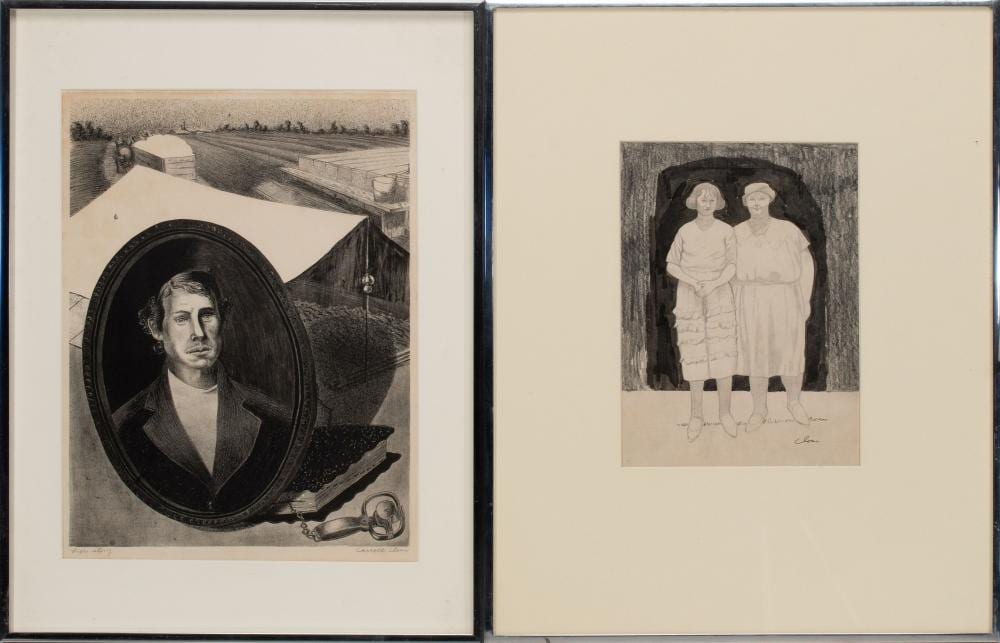 carroll cloar 1913 1993 lithograph and drawing · Dirk Soulis Auctions · 2024-09-21 Carroll Cloar comparable auction result: carroll cloar 1913 1993 lithograph and drawing