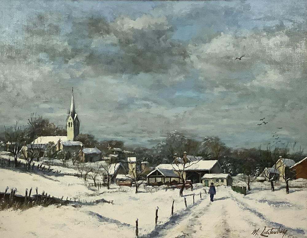 Manes Lichtenberg comparable auction result: manes lichtenberg 1920 2009 oil on canvas
