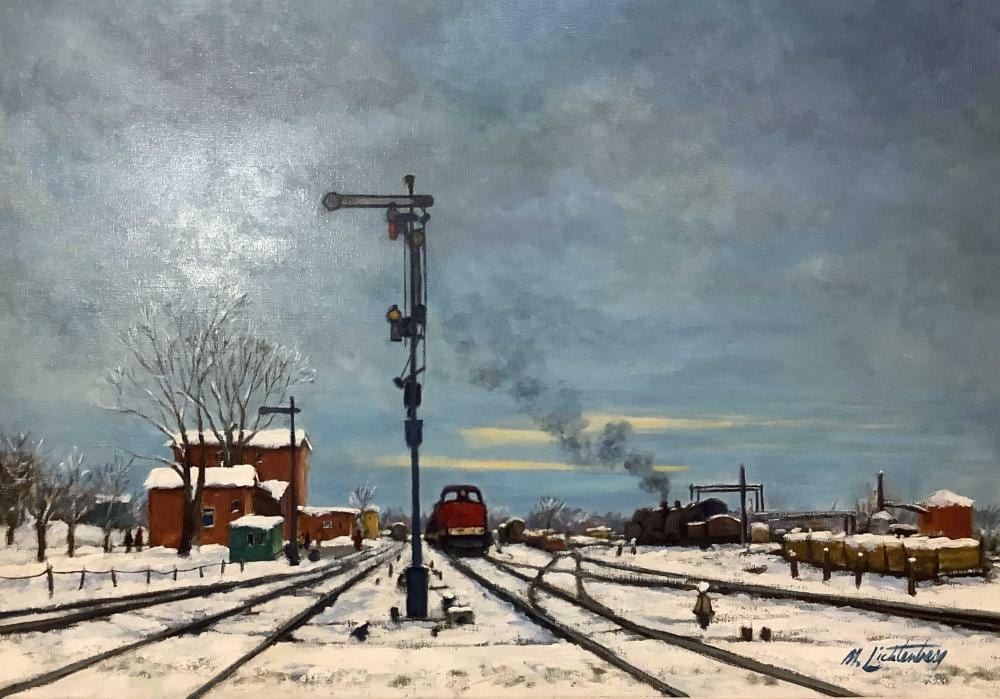 Manes Lichtenberg comparable auction result: manes lichtenberg 1920 2009 oil on canvas
